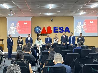 Notícia destaque: Gisela Cardoso destaca forte atuação da OAB-MT para qualificar advocacia do setor para demandas nacionais e internacionais